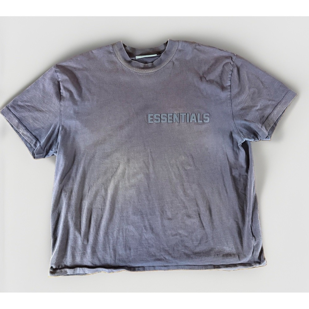 Fear of God Essentials Short-Sleeve Tee Mens in the "Plum" Colorway Size XXL